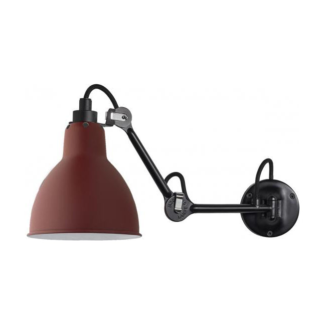 DCW éditions Lampe Gras 204 wall light in red from Warehouse Home