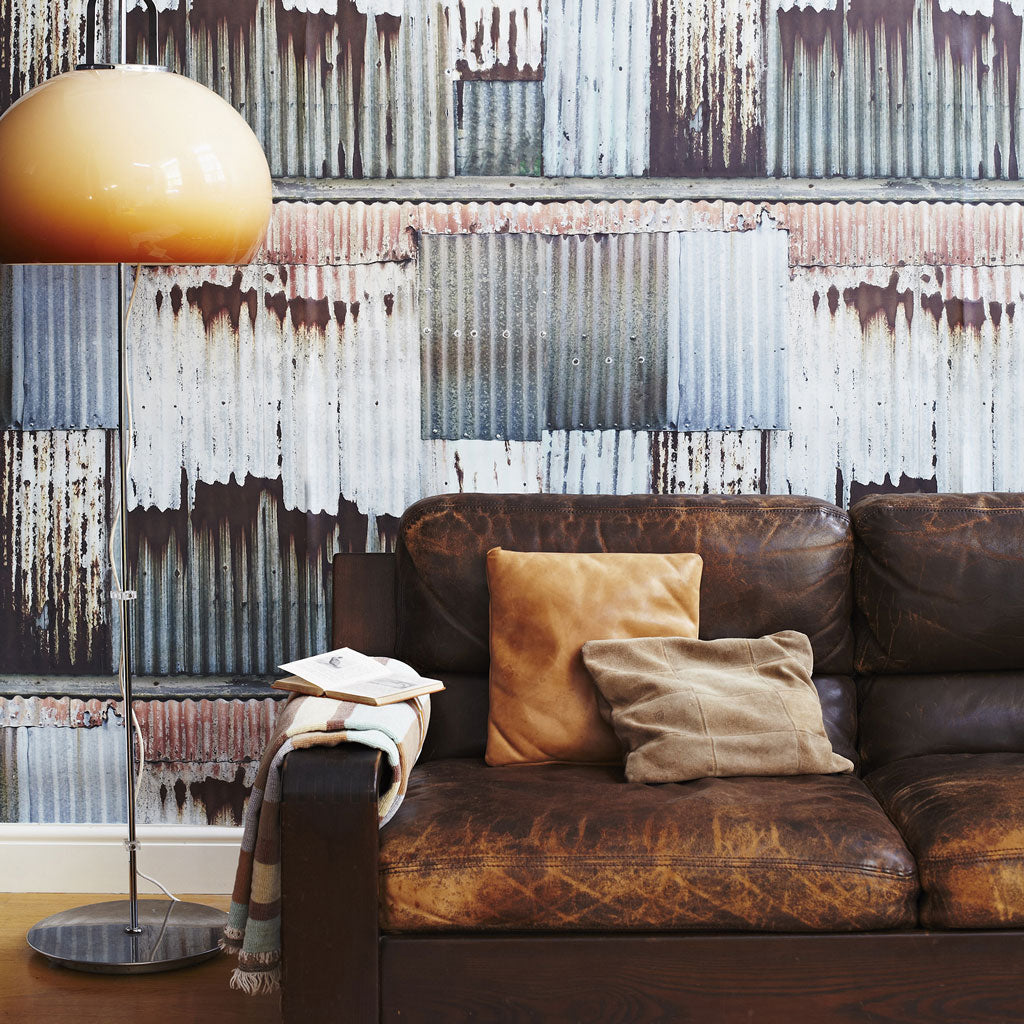 Corrugated Chic Wallpaper