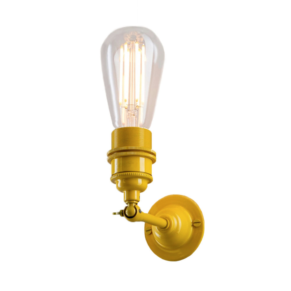 Industrial Wall Light In Yellow