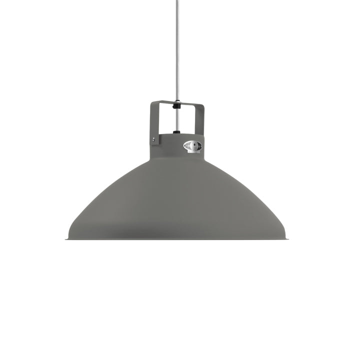 Jielde Beaumont large industrial pendant light in mouse grey from Warehouse Home