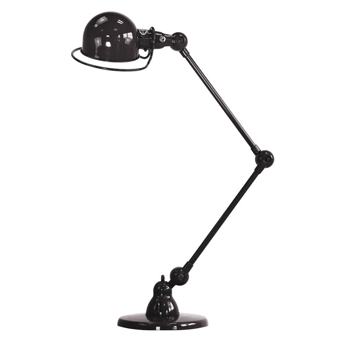 Loft Two Arm Desk Light In Black