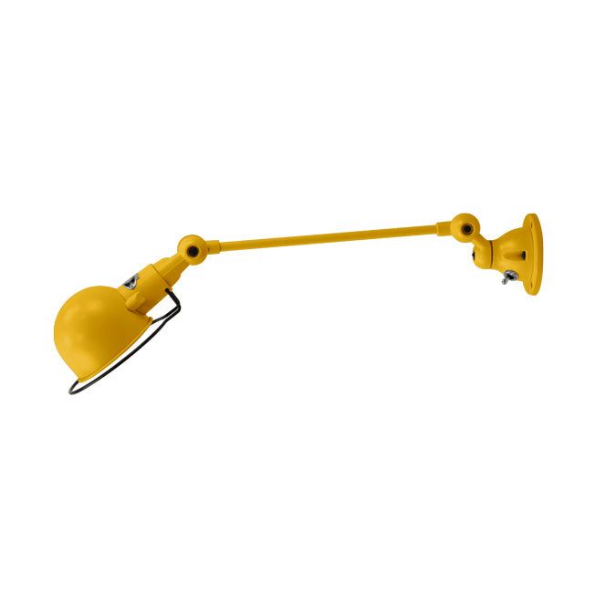 Jielde Signal one arm adjustable wall light in mustard from Warehouse Home