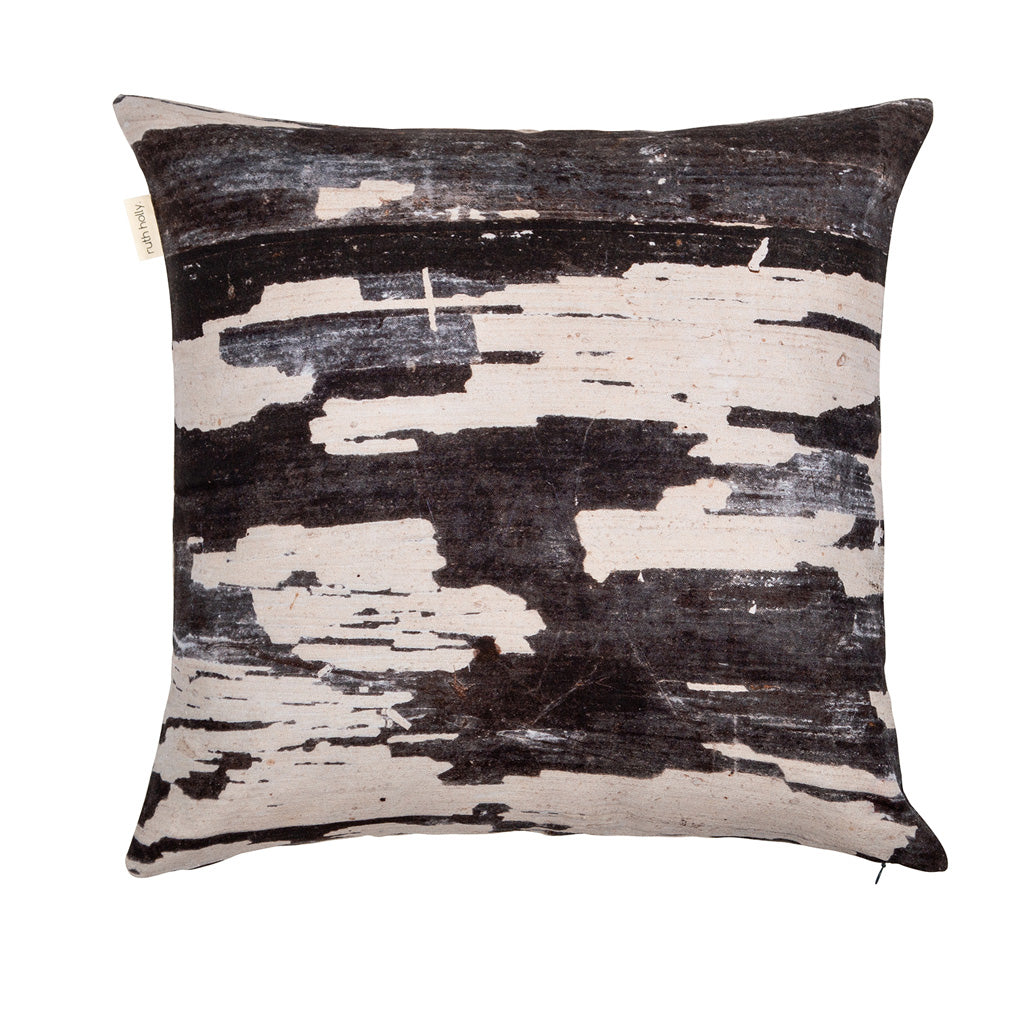 Painted Wood Texture Square Cushion