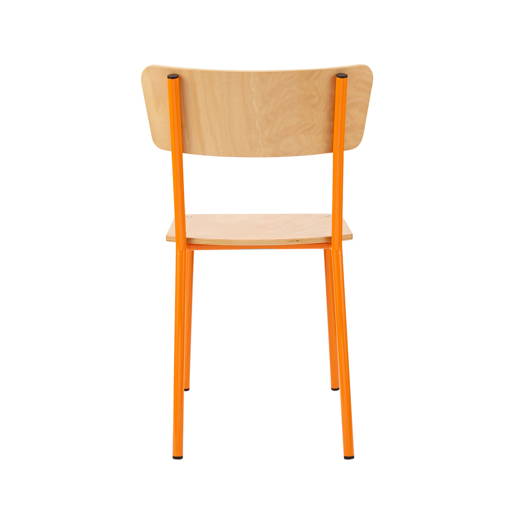 Shop-vintage-industrial-inspired-school-chairs-in-colour-from-in-the-warehouse-home-online-shop