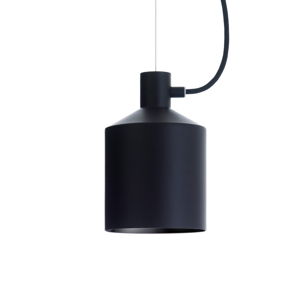 Zero Silo pendant light in black from Warehouse Home