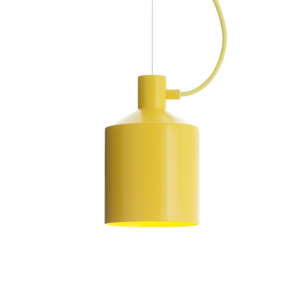 Zero Silo pendant light in yellow from Warehouse Home